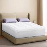 Dreamz Mattress Topper Pillowtop Cover Bed Protector Double - Rear View