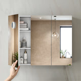 Levede Bathroom Mirror Cabinet 90CM - Rear View