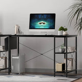 Levede L Shaped Computer Desk Home Desk Black-2006732839009259526