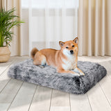 PaWz Dog Mat Pet Calming Bed Memory M Charcoal Medium - Rear View