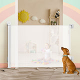 BoPeep Retractable Baby Safety Gates 300cm White 300 cm - Rear View