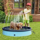 Pawz Folding Dog Swimming Pool - Rear View