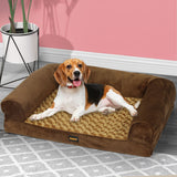 PaWz Pet Bed Sofa Dog Beds Bedding Soft M - Rear View