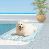 Pawz Pet Cooling Mat XL Blue - Rear View