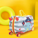 BoPeep Kids Ride On Suitcase Children - Rear View