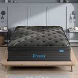 Dreamz Spring Mattress Bamboo Euro Top King Single - Rear View