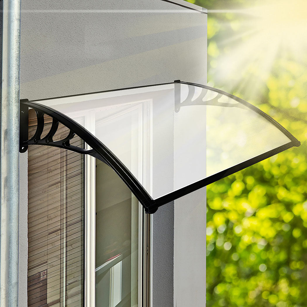Mountview Window Door Awning Outdoor 1M X 1.2M Transparent 1x1.2M-2018816837600546822