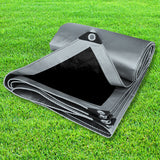 Manan Tarp Tarpaulin 200GSM Camping 3.65mx7.3m - Rear View