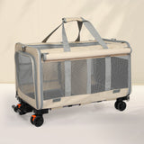 Pawz Pet Carrier 4 Wheel Portable Rolling Foldable-2018816793086398470