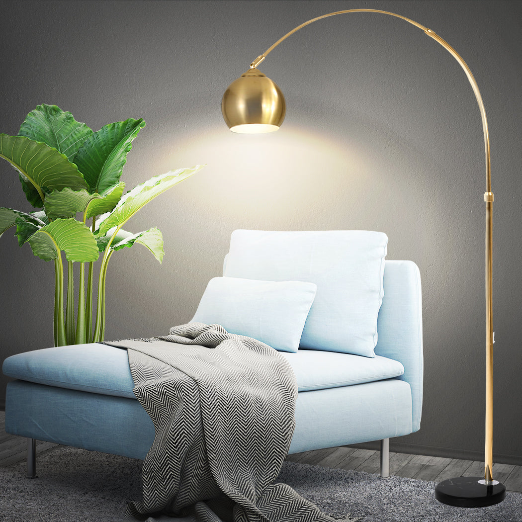 EMITTO Modern LED Floor Lamp Stand Reading Gold-2006733071726022662