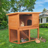 Pawz Rabbit Hutch - Rear View