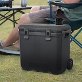 Mountview Cooler Ice Box 27L/43L Portable Chest Trolly For Camping BBQ Picnic - Rear View