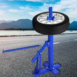 Manan Tyre Changer Tire Changer Motorcycle Blue - Rear View