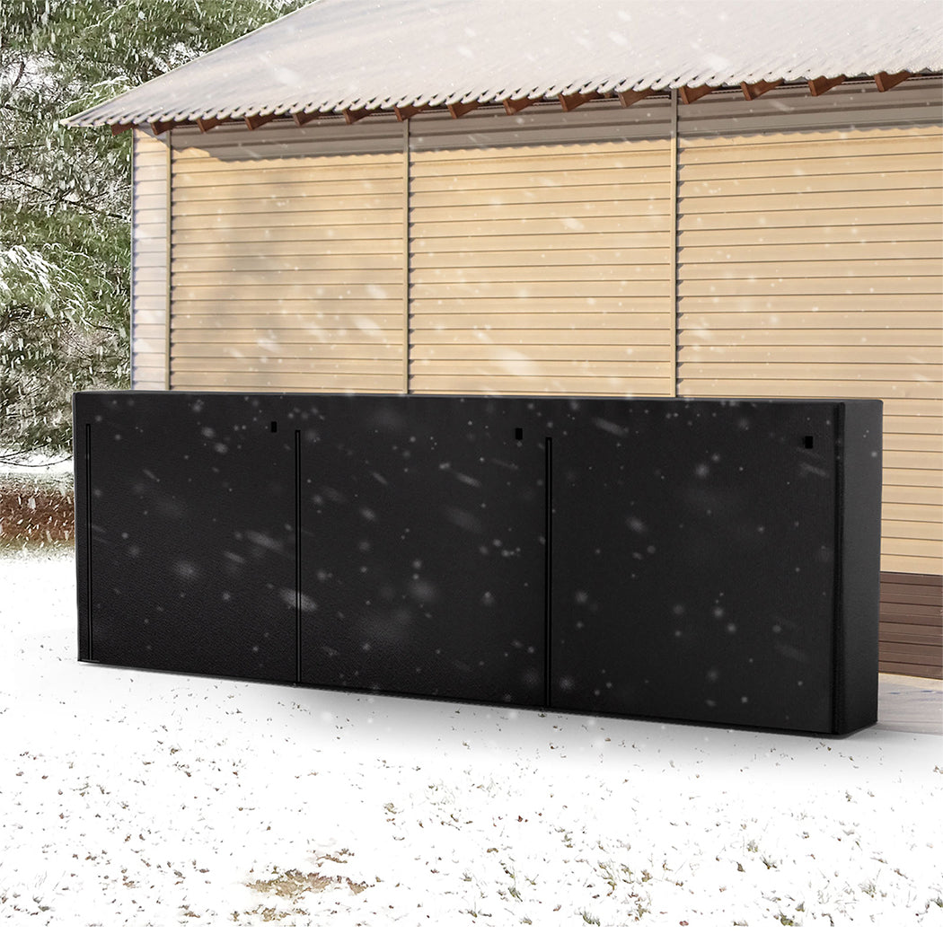 Moyasu Outdoor Firewood Rack Storage with Cover-1954802471624904710