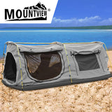 Mountview King Single Swag Camping Swags Grey - Rear View