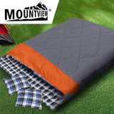 Mountview Double Sleeping Bag Bags Outdoor - Rear View