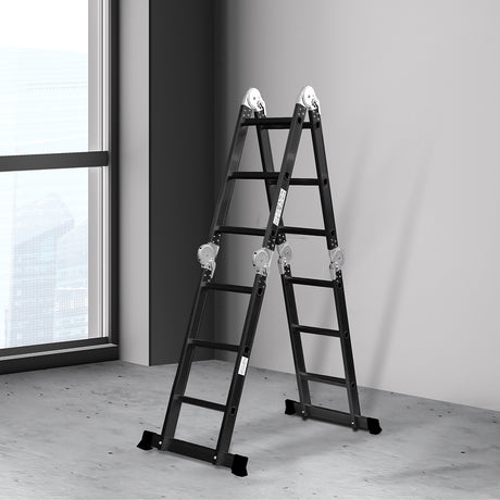 Traderight Multi Purpose Ladder Aluminium 3.6Meter-2006733177384734726