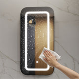 Levede Bathroom Mirror Cabinet - Rear View