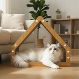 Pawz Cat Scratcher Board Scratching Cardboard - Rear View