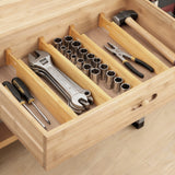 Levede Natural 4 Pack Bamboo Expandable Drawer Divider-2006733417491861510