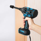 Traderight Cordless Impact Wrench 900N.m 4.0Ah Battery - Rear View