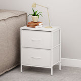 Levede Bedside Table Storage Nightstand Bedroom Storage - Rear View