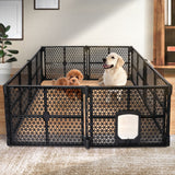 PaWz Pet Playpen Folding Dog Plastic L Large - Rear View