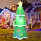 Santaco Inflatable 1.5M Christmas Tree Flashing Light - Rear View