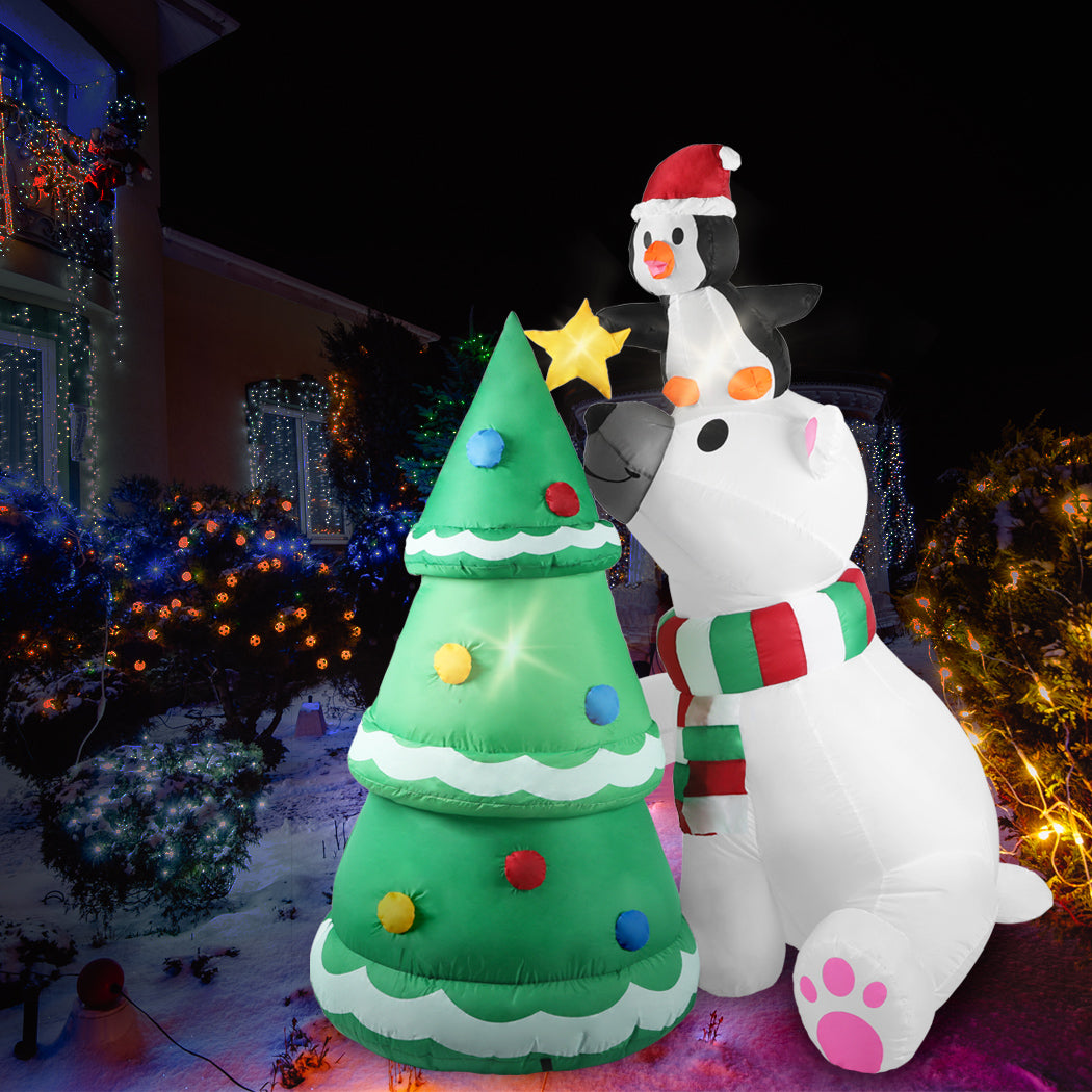 Santaco Inflatable Christmas Decor Polar-2018816863294853126