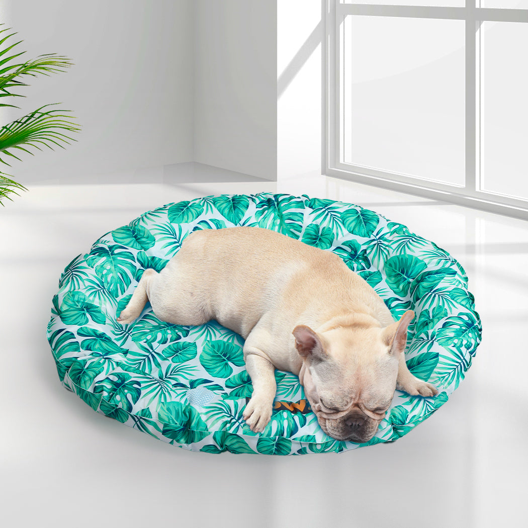 PaWz Pet Cool Gel Mat Cat Bed Dog Bolster L Large-2018816742519869446