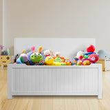 Levede Kids Toy Box Storage Chest Cabinet - Rear View