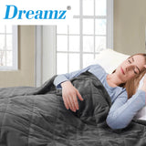 DreamZ 9KG Adults Size Anti Anxiety Grey Double - Rear View