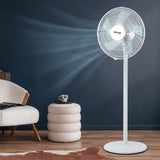 Spector Pedestal Floor Fan Portable White - Rear View
