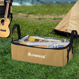 Slimbridge 3PCS Camping Canvas Storage Khaki - Rear View