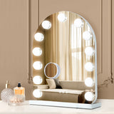 Yezi Makeup Mirror White - Rear View