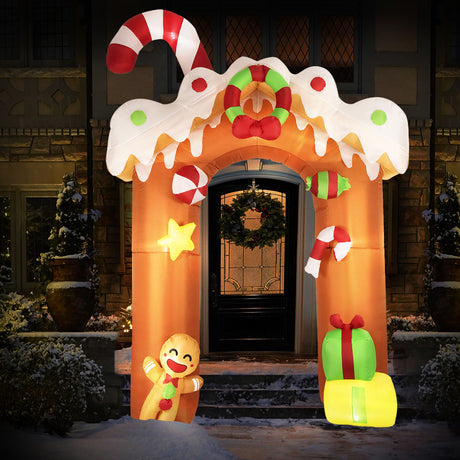 Santaco Christmas Inflatable Lighted-2006733315532525574