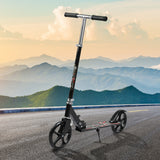MONVELO Folding Scooter Dual Large Wheels Black-2006732742150197255