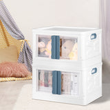 Storage Box Stackable Container 45L Blue-2018816688564342790