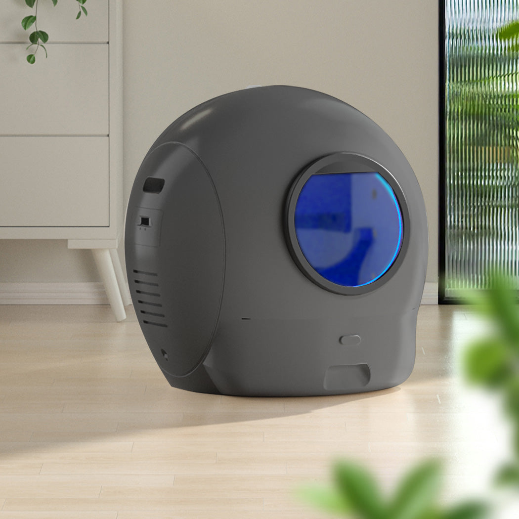 Pawz Automatic Cat Litter Box Large Self-Cleaning Grey-2018816924925956102
