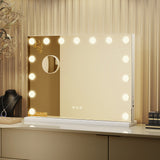 Yezi LED Hollywood Makeup Mirror 45x58cm - Rear View
