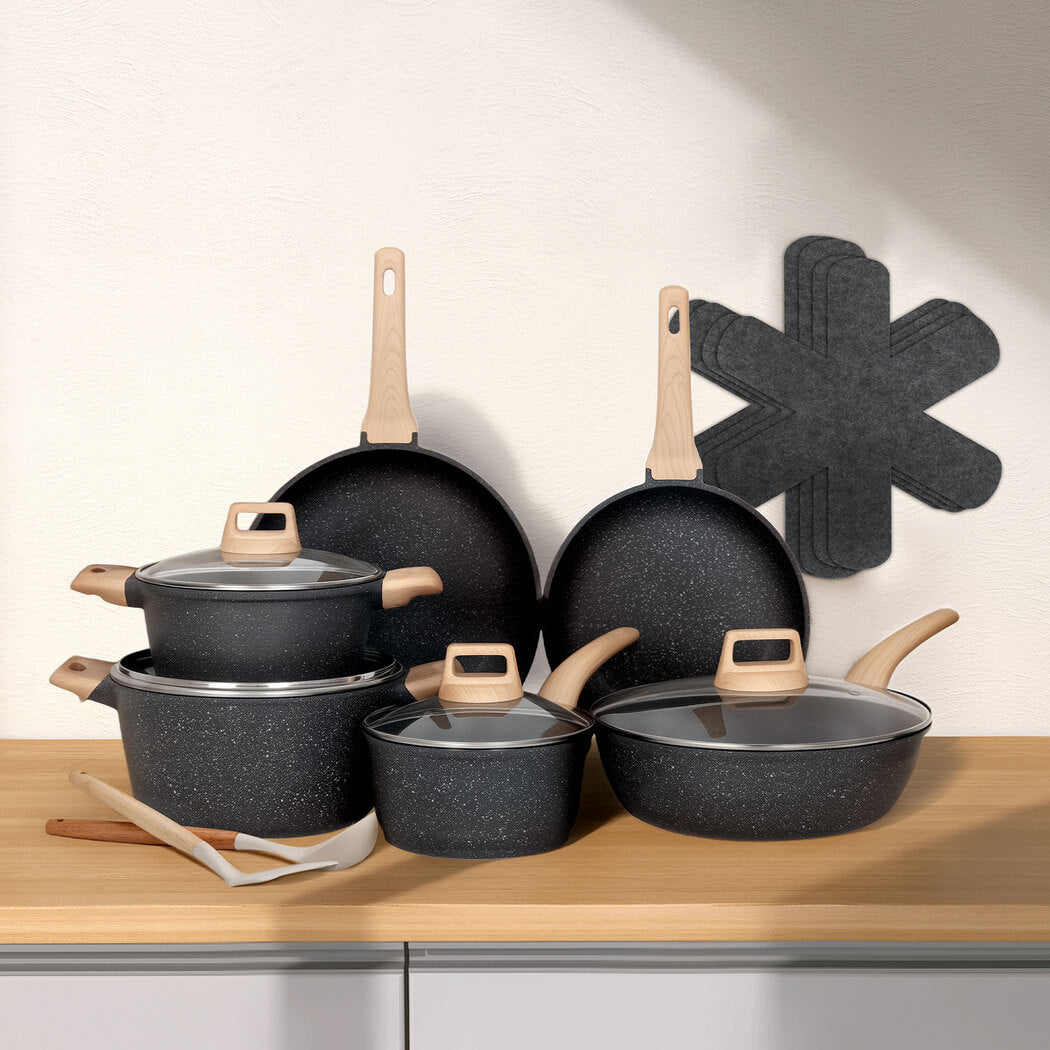 Toque 16-Piece Non Stick Cookware Set Kitchen Fry Pan-2011971112979795974