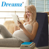 Cool Gel Memory Foam Bed Wedge Pillow With Cover-2006732867476000774