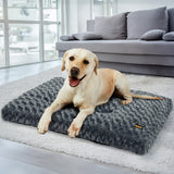 Pawz Dog Bed Pet Calming Washable Soft Warm Plush - Rear View