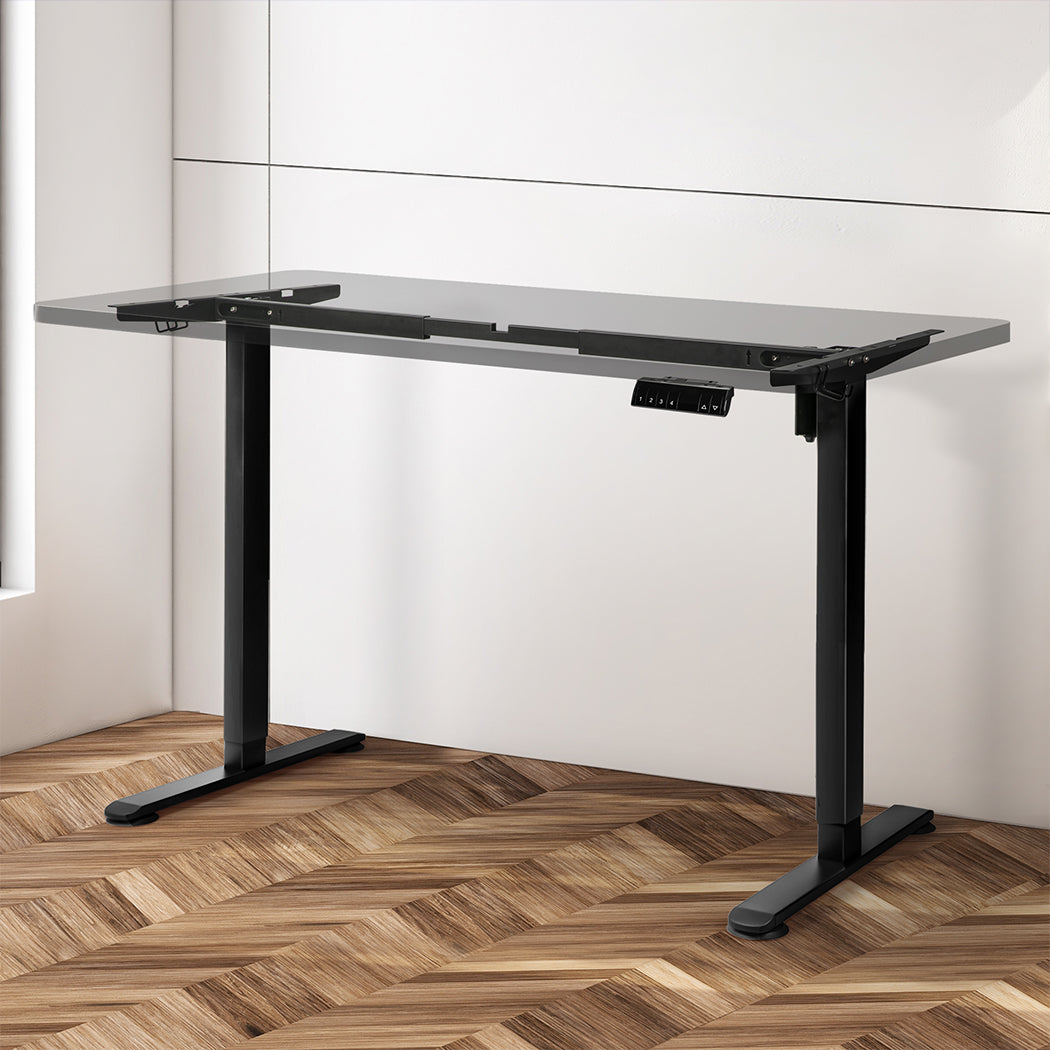 Levede Motorised Standing Desk Frame Black Single Motor-2018816913609723910