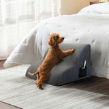 Pawz 2 Steps Pet Stairs Dog Ramp High Density Foam Grey-2018816703462510598