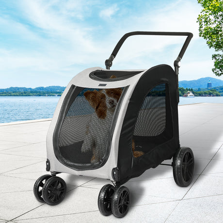 PaWz Pet Dog Stroller Pram Carrier Cat-2006733032324730886