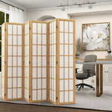 Levede 6 Panel Room Divider 170cm Freestanding Screen - Rear View