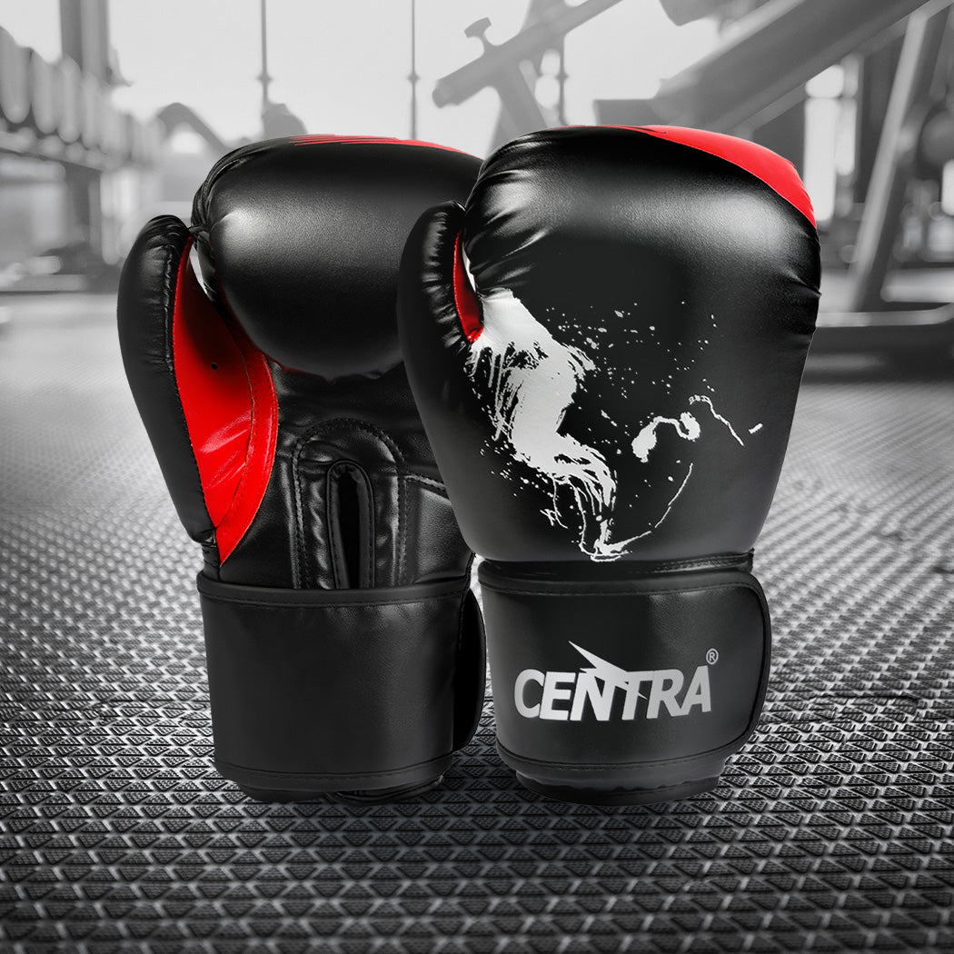 Centra Boxing Gloves PU Leather MMA Training Mitts Fight Punch Bag Sparring 8OZ-1954802365555150854