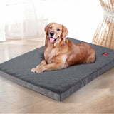 PaWz Pet Bed Foldable Dog Puppy Beds Grey Large - Rear View