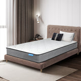 Dreamz Spring Mattress Pocket Bed Top King Single - Rear View